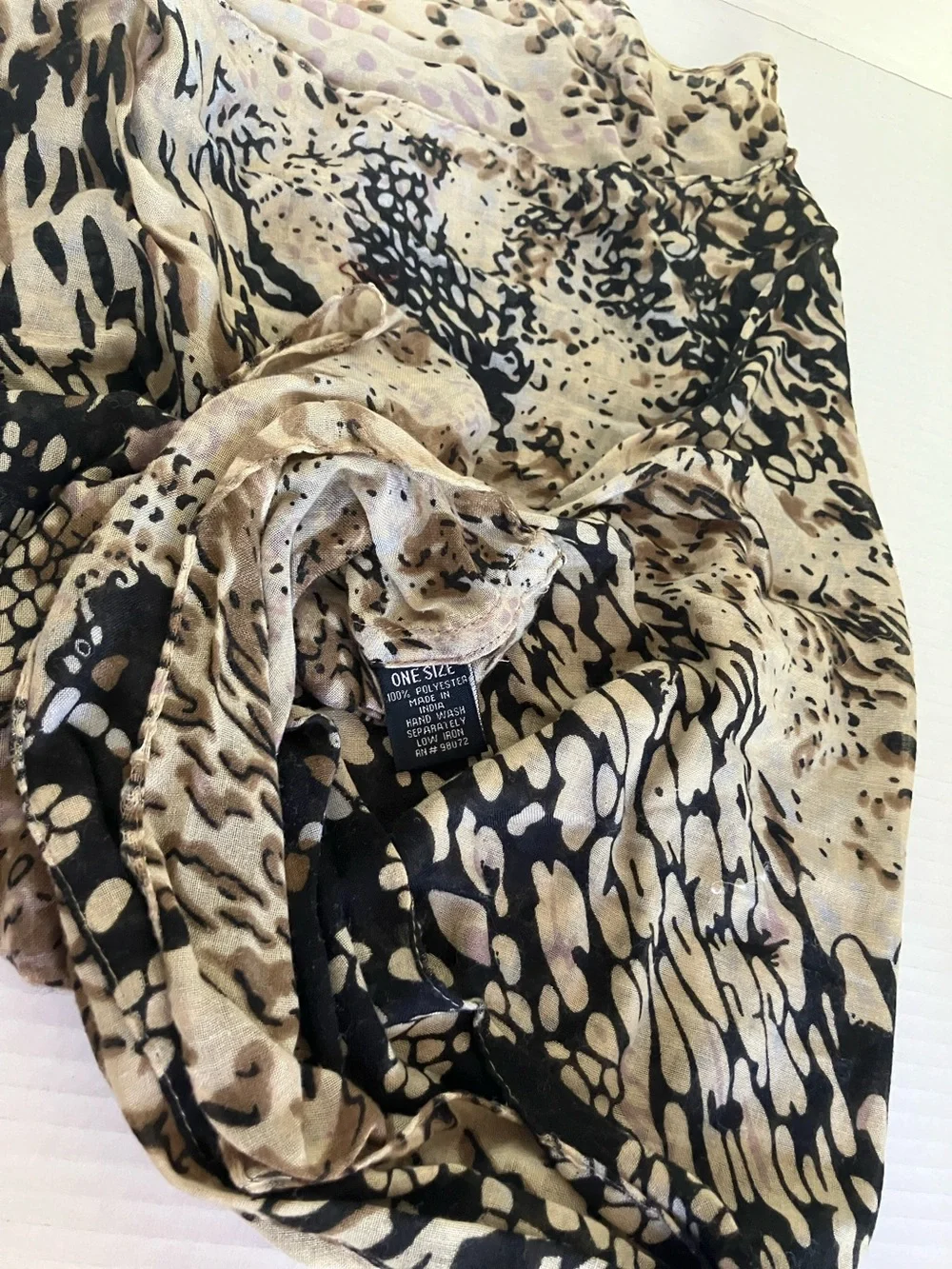 Infinity Scarves Bundle of 5 - Black‎ Floral, Teal & Blue, Magenta, Tan, Brown